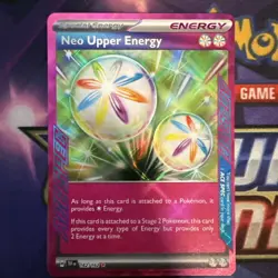 Neo Upper Energy 162/162 - Temporal Forces - Pokemon TCG - ACE SPEC Rare - NM - Image 1