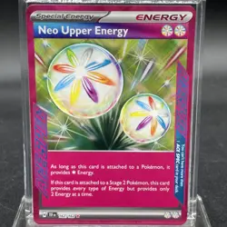 Neo Upper Energy 162/162 - Temporal Forces - Pokemon TCG - ACE SPEC Rare - NM - Image 1