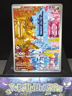 Pokemon Card Deerling 165/162 Temporal Forces Illustration Rare Holo NM - Image 1