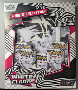 Pokemon TCG: White Flare Binder Collection - NEW & FACTORY SEALED (5 Packs!) - Image 1