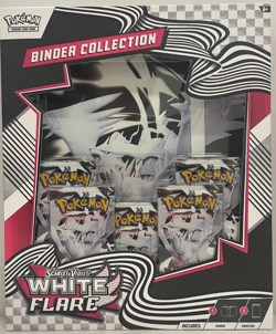 Pokemon TCG: Scarlet & Violet - WHITE FLARE Binder Collection NEW FACTORY SEALED - Image 1