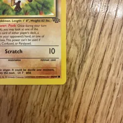 1st Edition Pokemon TCG #56 Mankey Jungle Set Regular Common 55/64 NM - Image 4