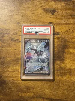 PSA 10 KYUREM SPECIAL ILLUSTRATION RARE SIR #165 2025 POKEMON BLK EN BLACK BOLT - Image 1