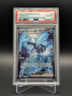 PSA 10 Gem Mint Kyurem EX 2025 Special Illustration Rare Black Bolt SIR 165/086 - Image 1