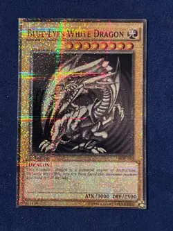 Yu-Gi-Oh! TCG Blue Eyes White Dragon SDK Starlight Ghost Custom Card - Image 1
