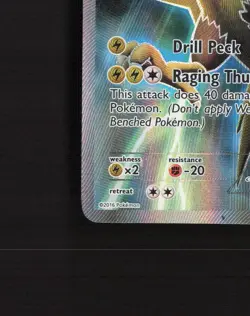 Zapdos 29/83 Generations Full Art Ultra Rare Holo Pokemon Card MP - Image 5