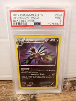 Pokemon Hydreigon 103/99 B&W Next Destinies Holo Secret Rare - PSA 9 MINT - Image 1