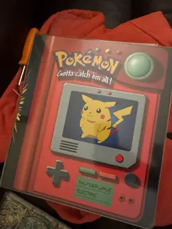Pokemon Pikachu 3-Ring Binder with cards for zilyana91 (LOT) - Image 1