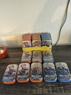 One Piece CCG Card Game Lot of 20 2-Pack Mini Tin Set Vol 2 Bandai NEW SEALED! - Image 1