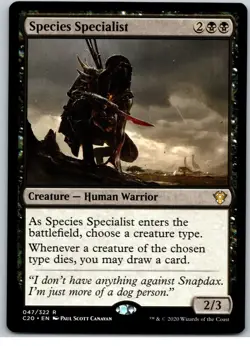 Species Specialist Commander 2020 #47 NM - Image 1