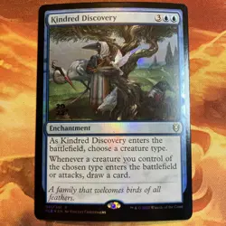 MTG Foil Promo Kindred Discovery Commander Legends: Battle for Baldur's Gate NM! - Image 1