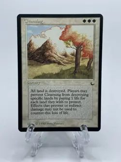 Cleansing - The Dark - MTG - Rare - Magic The Gathering - Image 1