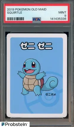 2019 Pokemon Old Maid Squirtle PSA 9 MINT - Image 1