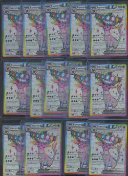 Lot of (26) Pokemon SVP EN BSP Prismatic Figure Collection Promo #175 Espeon ex - Image 2
