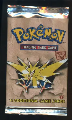 Pokemon TCG Fossil 1st Edition Booster Pack Sealed - Image 1