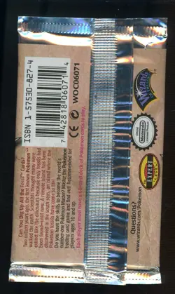 Pokemon TCG Fossil 1st Edition Booster Pack Sealed - Image 2