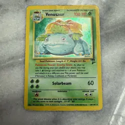 Pokemon TCG Venusaur Base Set 2 Holo Unlimited Rare Card 18/130 - Image 1