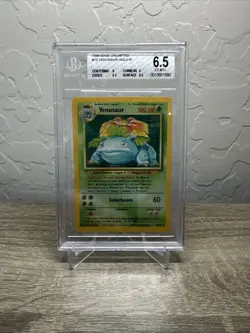 1999 Pokemon Base Unlimited Set Venusaur Holo BGS 6.5 #15 - Image 1