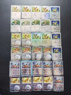 30 Lot Pokemon TCG S-Chinese with 7 different Eevee Holo SE58 - Image 1