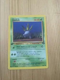 Pokemon TCG - Oddish 58/64 & Gloom 37/64 Jungle 1999 1st Edition MP - Image 3