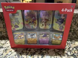 Pokemon Scarlet & Violet - 151 (4-Pack) Mini Tins w/ 4 Promos Costco Bundle - Image 1