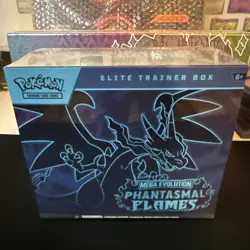 Pokemon TCG - Mega Evolution Phantasmal Flames Elite Trainer Box ETB NEW SEALED - Image 1