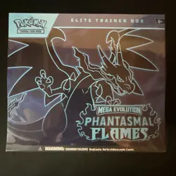Pokemon TCG - Mega Evolution Phantasmal Flames Elite Trainer Box ETB NEW SEALED - Image 2
