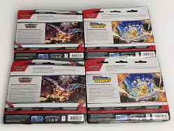 Pokemon TCG Scarlet & Violet: Surging Sparks x2 & Obsidian Flames x2 Blisters - Image 2