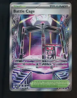 2025 Pokemon PFL EN Ultra Rare #116 Battle Cage - Image 1