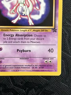 Pokemon TCG Mewtwo (Movie Promo) 03/53 Wotc Promo Regular (English) - LP - Image 5