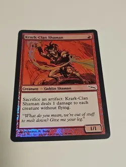 Krark-Clan Shaman FOIL Mirrodin Magic The Gathering MTG Card - Image 1