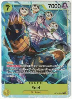 Enel OP05-100 SR Awakening of the New Era ONE PIECE TCG English - Image 2