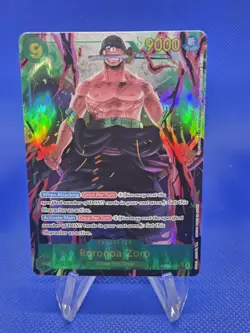 One Piece Wings of the Captain Roronoa Zoro OP06-118 Secret Rare SEC Alt Art - Image 1
