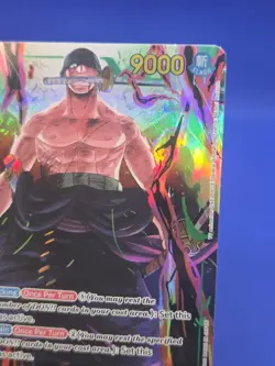 One Piece Wings of the Captain Roronoa Zoro OP06-118 Secret Rare SEC Alt Art - Image 4