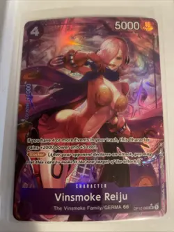 2025 One Piece VINSMOKE REIJU #OP12-063 Legacy Of The Master Alt. Art SR English - Image 1