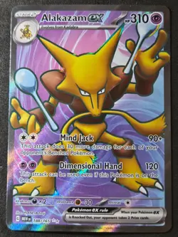 Pokemon TCG SV 151 Alakazam Ex 188/165 Ultra Rare Holo (1D) - Image 1