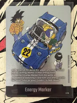 Energy Marker E-76 Silver Manga Booster 02 Dragon Ball Card English DB.7 - Image 1
