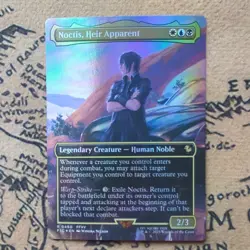 MTG Noctis, Heir Apparent [FINAL FANTASY Commander] Foil Near Mint Magic - Image 1