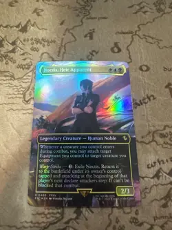 1 x Noctis, Heir Apparent - Foil - Borderless - Commander: Final Fantasy - NM-Mi - Image 1