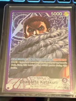 Charlotte Katakuri OP11-062 L Alt Art A Fist Of Divine Speed One Piece TCG NM - Image 1