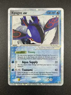 2006 Pokemon Kyogre Ex Nintendo Black Star Promo #037 - Image 1
