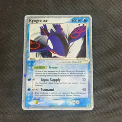 Kyogre ex Pokemon EX Collector's Tins #037 2006 Black Star Promo - LP - Image 1