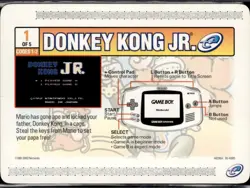 Nintendo Game Boy Advance GBA Donkey Kong Jr. E-Reader Lot of 5 Cards #1-#5 2002 - Image 2