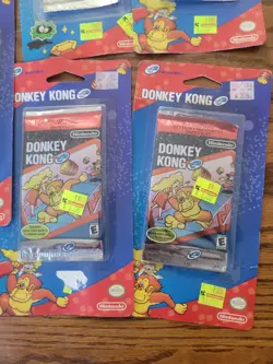 Lot Of 5 2002 Nintendo e-Reader Donkey Kong Clu Clu Land NEW SEALED Rare Cards - Image 3