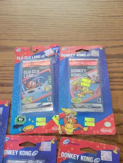Lot Of 5 2002 Nintendo e-Reader Donkey Kong Clu Clu Land NEW SEALED Rare Cards - Image 5