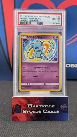 Pokemon Card TCG Shining Mew Holo Shining Legends 40/73 PSA 10 - Image 1