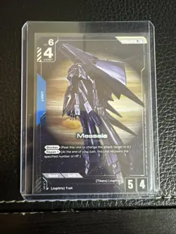 Messala GD03-003 R+ Parallel Rare Gundam Card Game Steel Requiem NM-MT - Image 1