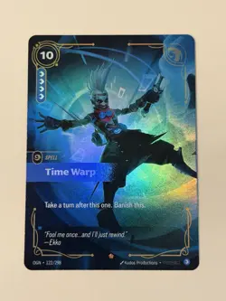 Riftbound Time Warp OGN 122/298 NM Foil Origins - Image 1