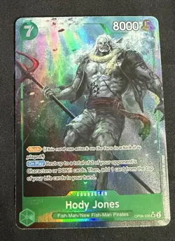 Hody Jones OP06-035 SR Alt Art One Piece Card Wings of the Captain English - Image 1
