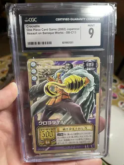Vintage One Piece TCG CHASER! 2002 CCG Non Holo CARD Gem Mint CGC 9, Japanese - Image 2